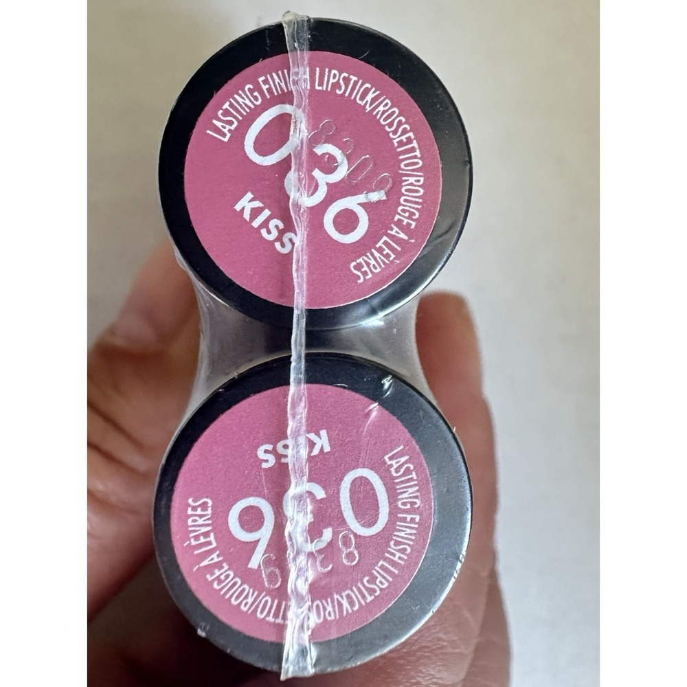Rimmel Lasting Finish Lipstick by Kate Moss #‎ 036 * DISCONTINUED * 2 pack
